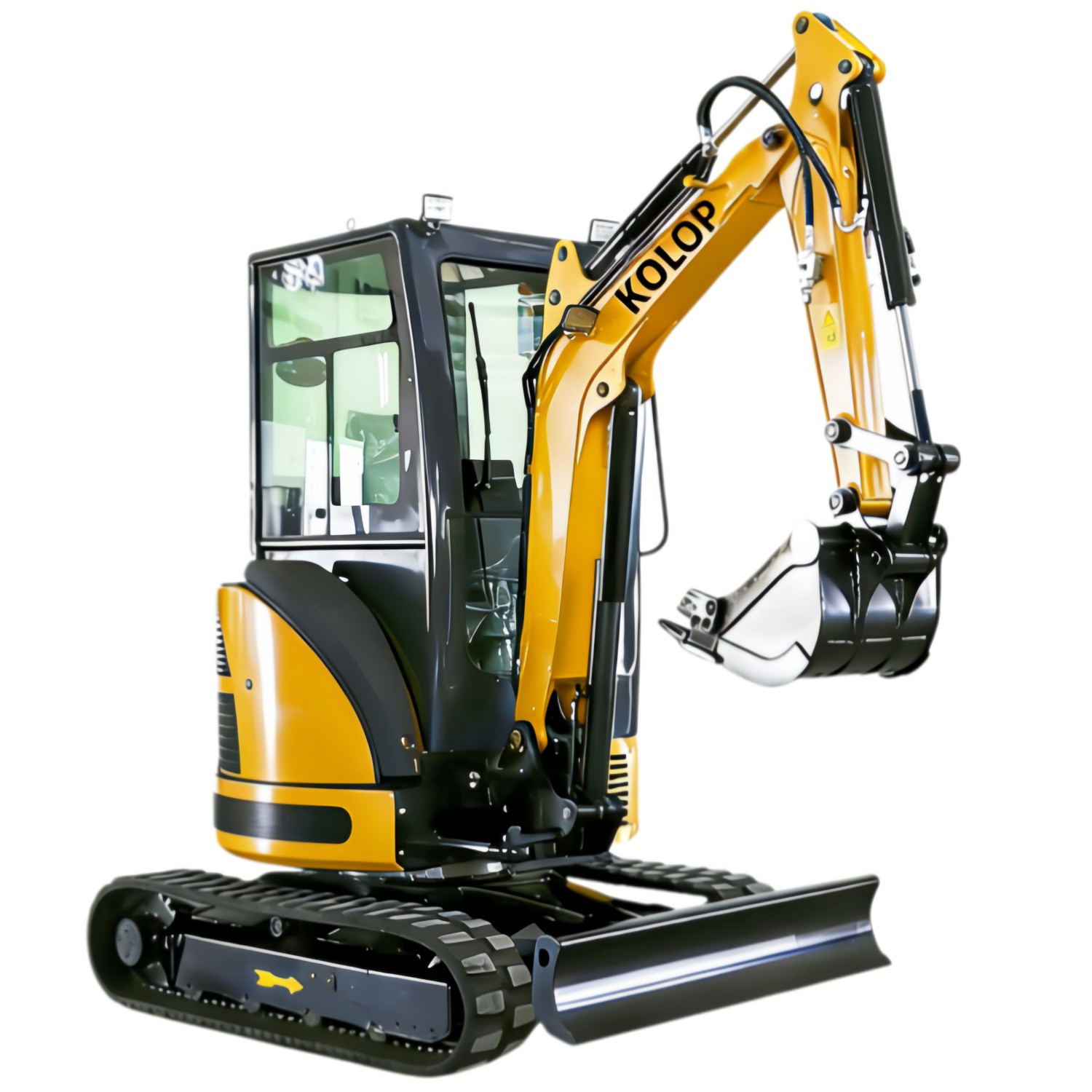 Enclosed-cab Excavator